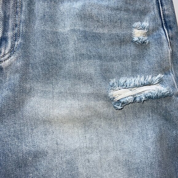 Insane Gene Mid-Rise Loose Fit Light Wash Distressed Jeans Womens Size 11 / 29W - Picture 15 of 16